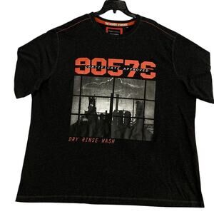 Vtg Angelo Litrico T-Shirt Men's 5XL Black Graphic The Highest Standard 1971 90s